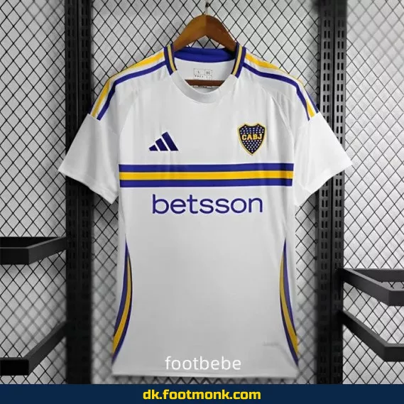 Boca Juniors 2024-2025 hjemmebane fodboldtrøje - Hvid - Officiel klubtrøje
