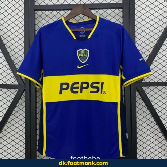 Boca Juniors Vintage hjemmebane trøje 2002-2003 - Officiel fodboldtrøje til mænd