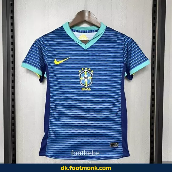 Brasiliens Fodboldtrøje 2024/2025 - Udekampe - Blå - Kvinder - Officiel