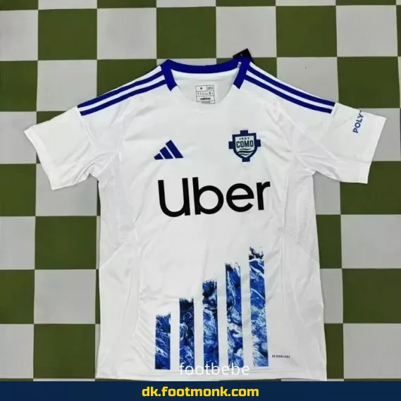 Como 1907 2024/25 Udebane Fodboldtrøje - Hvid - Officiel Fodboldtrøje