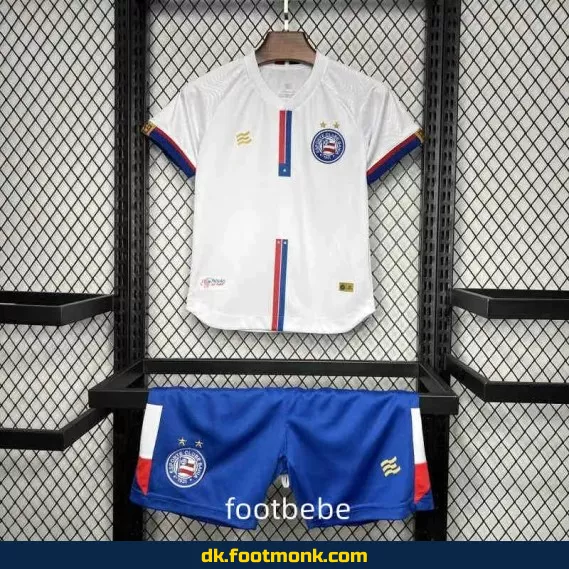 EC Bahia børne hjemmebane fodboldtrøje 2024/2025 – Officiel klubtrøje til børn