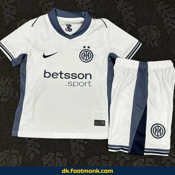 Inter Milan børne fodboldtrøje 2024-2025 - Udebane - Officiel