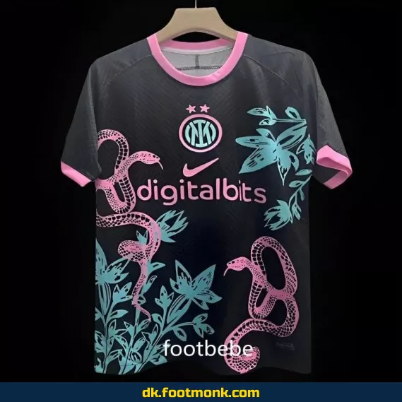 Inter Milan 2024/2025 Fodboldtrøje - Sort (Officiel, med tryk) - Herretøj