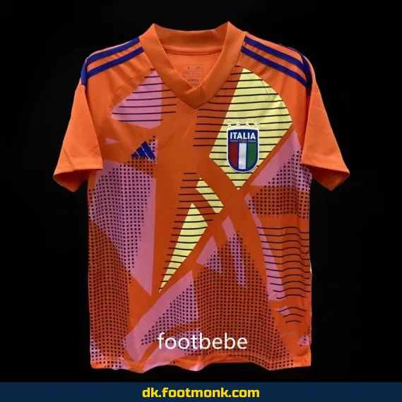 Italienske målmandstrøje - EM 2024 (orange) | Officiel fodboldtrøje til mænd
