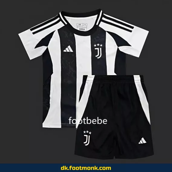 Juventus hjemmebane fodboldtrøje til børn 2024-2025 – Officiel og autentisk