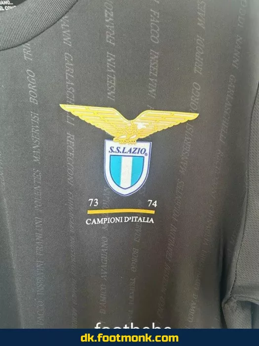 Lazio 2024 50-års jubilæumstrøje - Sort - Officiel fodboldtrøje til mænd, kvinder og børn