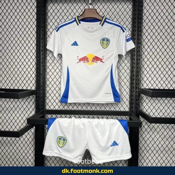 Leeds United hjemmebane fodboldtrøje 2024/2025 til børn - Hvid