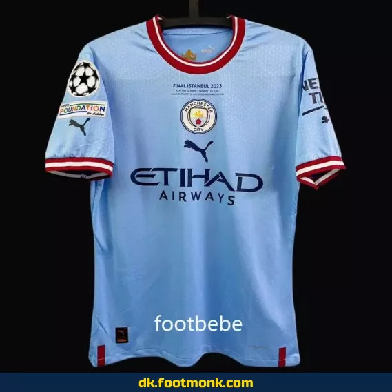 Manchester City Champions League finale fodboldtrøje 2022-2023 – Officiel klubtrøje til mænd, kvinder og børn