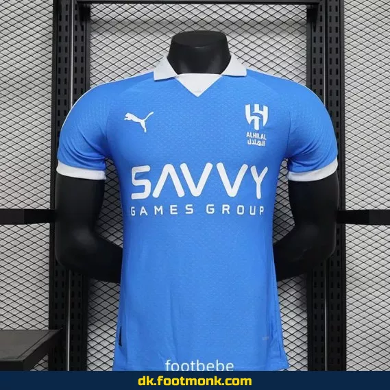 Al-Hilal Saudi Fodboldtrøje 2024-2025 - Blå - Officiel Fodboldtrøje til Mænd, Kvinder og Børn