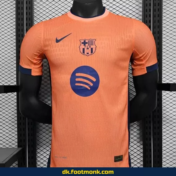 FC Barcelona hjemmetrøje 2025/2026 orange - Officiel fodboldtrøje til mænd, kvinder og børn