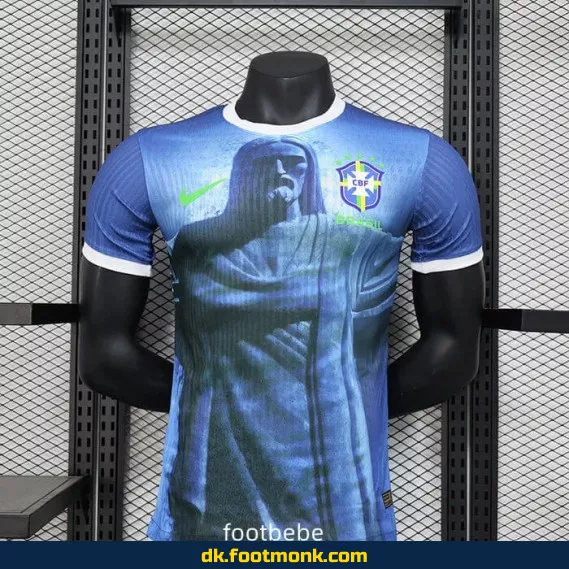 Brasiliens Fodboldtrøje 2024/2025 - Officiel Matchtrøje i Blå - Mænd/Kvinder/Børn