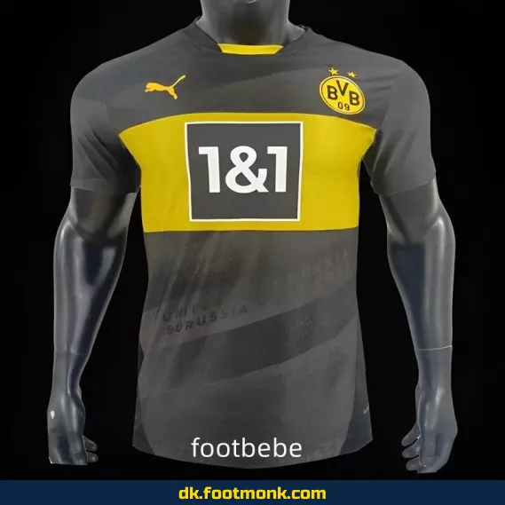 Borussia Dortmund 2024/2025 udebanetrøje - sort - officiel fodboldtrøje til mænd, kvinder og børn