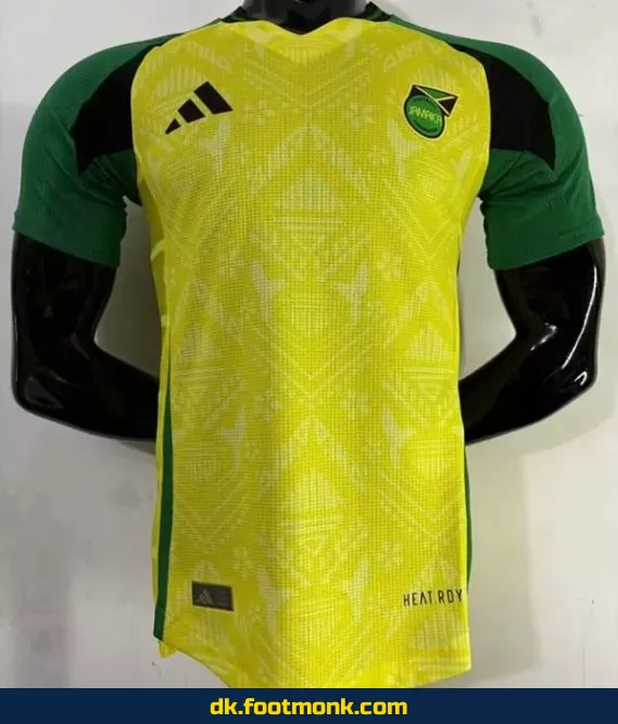Jamaica hjemmebane fodboldtrøje 2024-2025 - gul - officiel fodboldtrøje til mænd, kvinder og børn