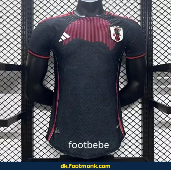Japans hjemmebanetrøje 2023-2024 - Sort/Bordeaux - Officiel fodboldtrøje