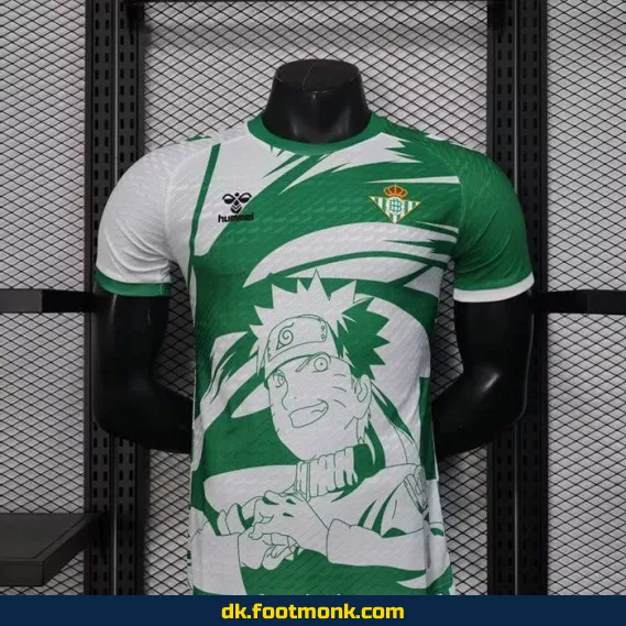Real Betis hjemmebane trøje 2025/2026 – Naruto Shippuden design – Officiel fodboldtrøje til mænd, kvinder og børn