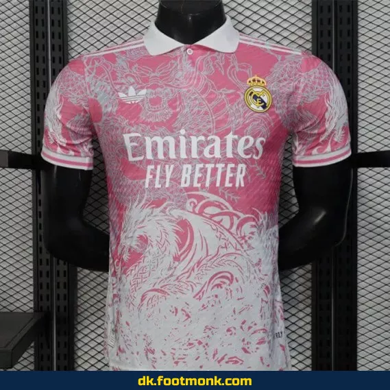 Real Madrid 2025/2026 Maillot Match - Dragon Rose Fodboldtrøje