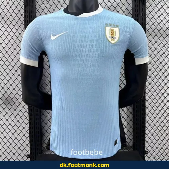 Uruguay hjemmebane fodboldtrøje 2024-2025 - Officiel blå fodboldtrøje til mænd, kvinder og børn