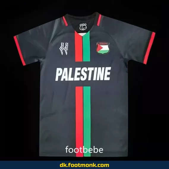 Palestina Fodboldtrøje 2023/2024 - Sort | Officiel Autentisk | Mænd, Kvinder & Børn