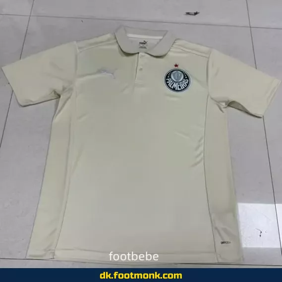 Palmeiras hjemmebane fodboldtrøje 2025-2026 koncept – hvid/creme – officiel fodboldtrøje til mænd, kvinder og børn