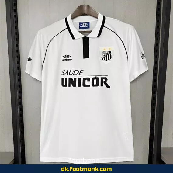 Original Santos hjemmebane fodboldtrøje 1997 - Vintage fodboldtrøje til mænd