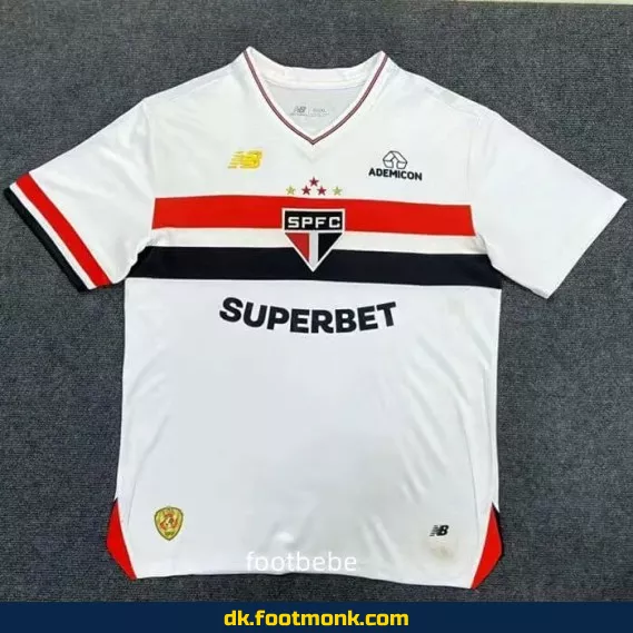 Officiel São Paulo hjemmebane fodboldtrøje 2025-2026 - Hvid