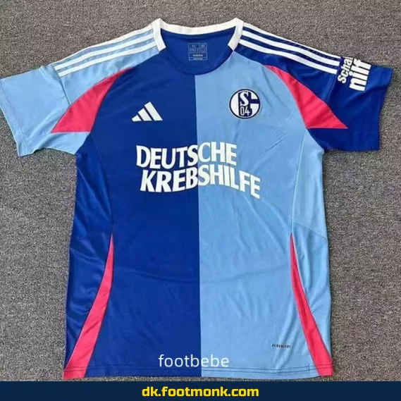 Schalke 04 hjemmebane trøje 2024/2025 - blå - officiel fodboldtrøje til mænd, kvinder og børn