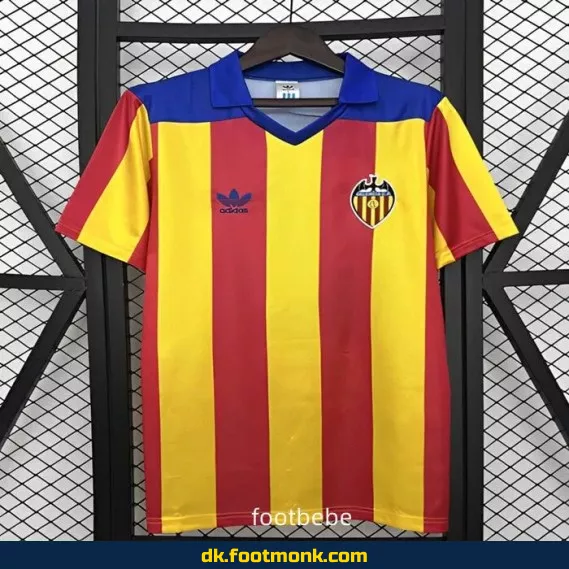 Valencia Vintage Fodboldtrøje 1980-1982 Hjemmebane - Autentisk Fodboldtrøje
