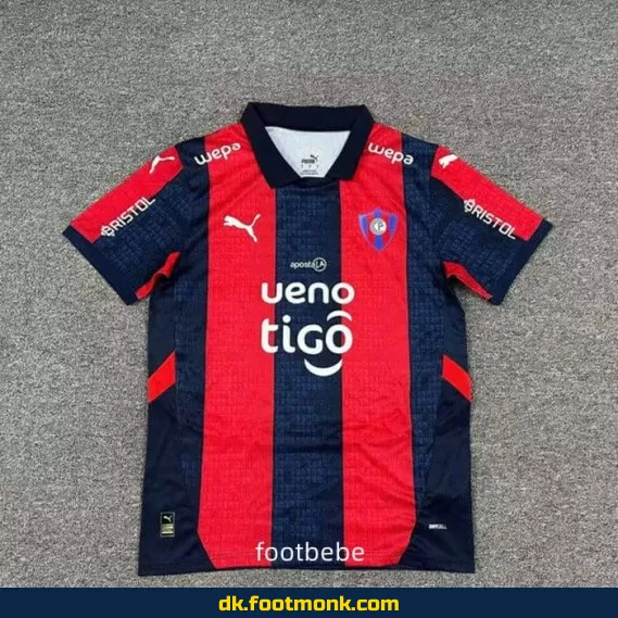 Cerro Porteño hjemmebane fodboldtrøje 2025-2026 - Officiel klubtrøje til mænd, kvinder og børn