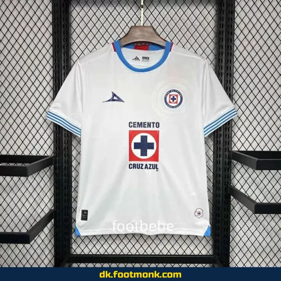Cruz Azul 2024/2025 Ude Fodboldtrøje - Hvid - Køb Billige Fodboldtrøjer Online