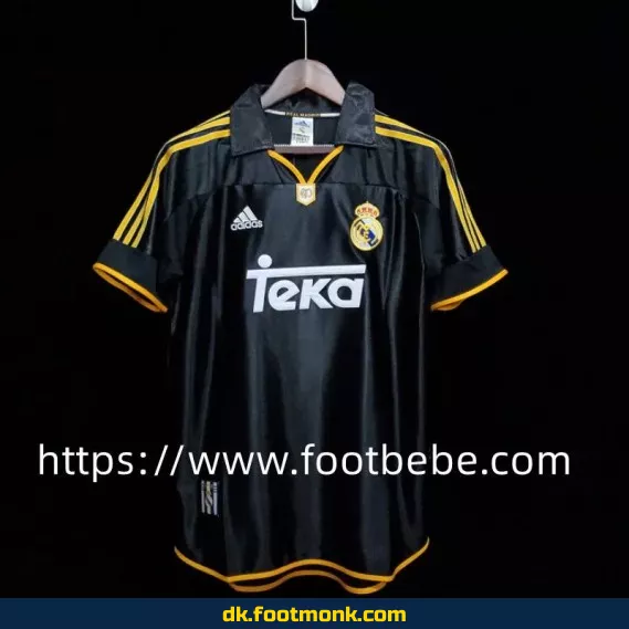 Vintage Real Madrid fodboldtrøje 1998-1999 (udekamp) - Officiel retrotrøje til mænd