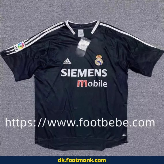 Vintage Real Madrid fodboldtrøje 2004-2005 (udekamp) - Officiel replika