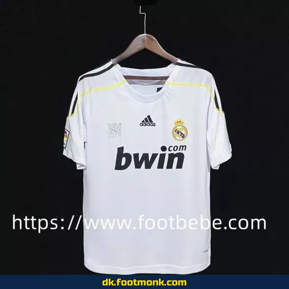 Vintage Real Madrid fodboldtrøje 2009-2010 hjem, køb fodboldtrøjer online, billige og autentiske fodboldtrøjer til mænd, kvinder og børn