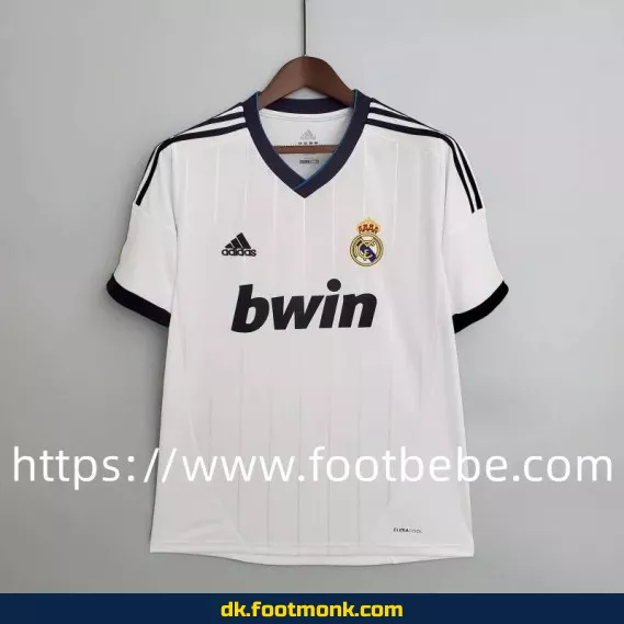 Authentisk vintage Real Madrid hjemmebane fodboldtrøje 2012-2013 - Officiel klubtrøje til mænd, kvinder og børn