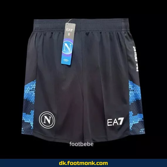 Napoli 2024/2025 Fodboldshorts - Kongeblå | Officiel Fodboldtrøje | Autentisk | Tilbud